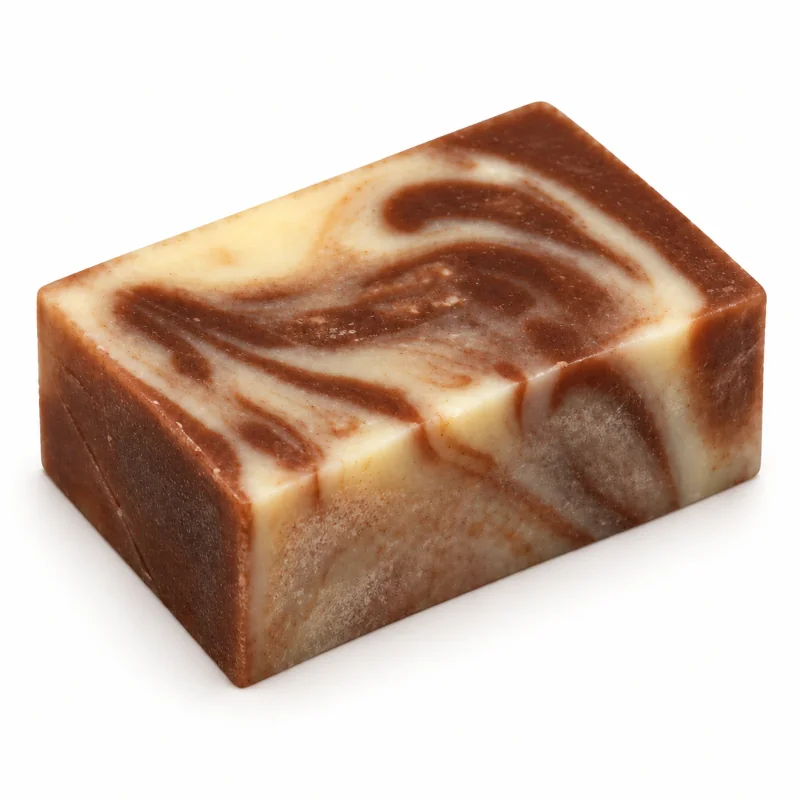 Rose Cinnamon Soap — Marbled Bar